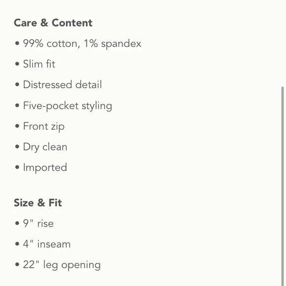 Joe’s Jeans The Ozzie Distressed Denim Cut-off Shorts 32 - Picture 3 of 4